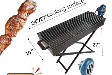 Portable manual blower sekuwa machine