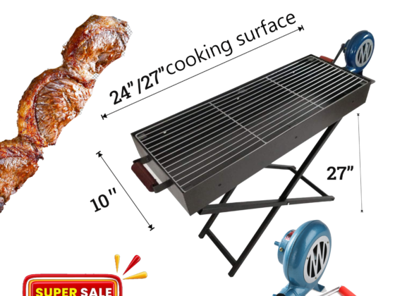 Portable manual blower sekuwa machine